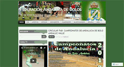 Desktop Screenshot of andaluzadebolos.org